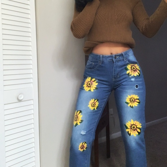 Denim - Screen printed jeans